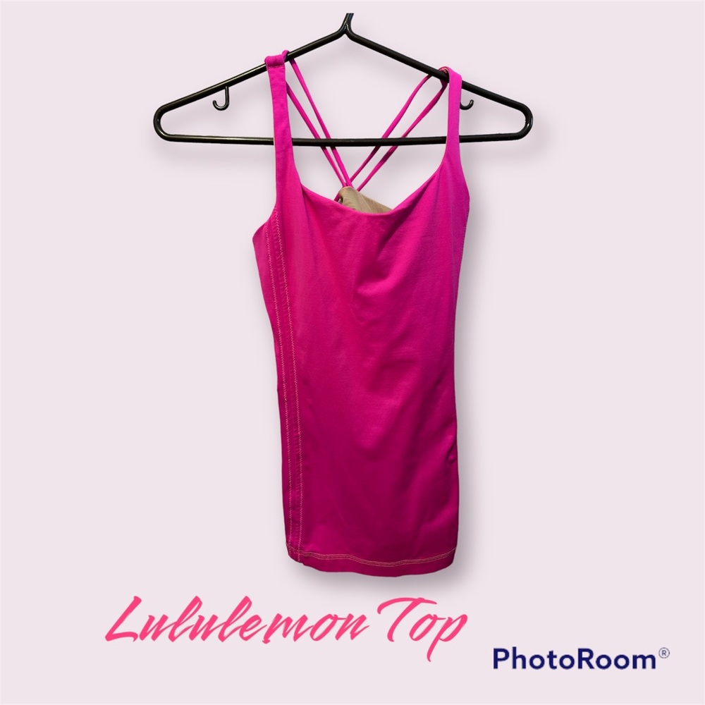 Lululemon Pink Athletic Top - XXS small or size 2